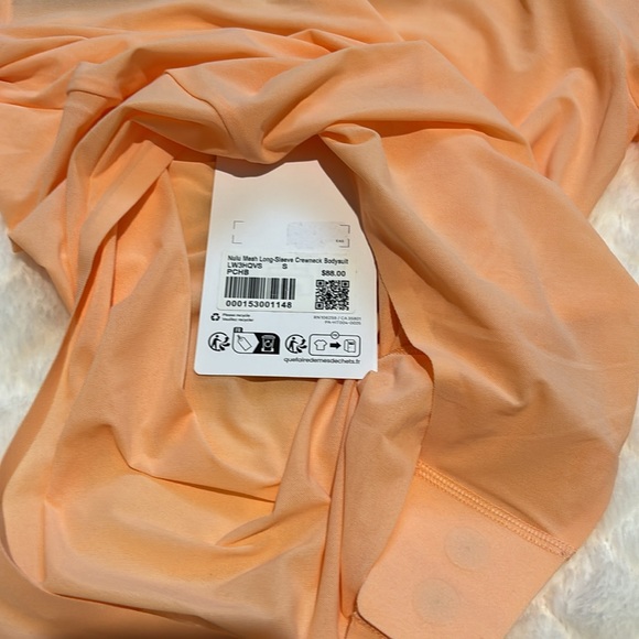 Lululemon Wundermost Nulu Mesh Long-Sleeve Crewneck Bodysuit - Picture 2 of 3